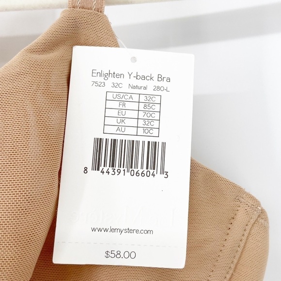 NWT Le Mystere Enlighten Y-back Bra Size 32C - Picture 5 of 9